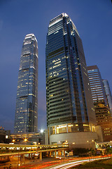 Image showing Hong Kong at night