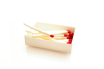 Image showing Matches isolated on white background