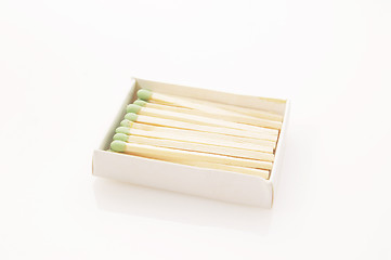 Image showing Matches isolated on white background