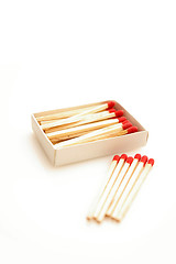 Image showing Matches isolated on white background