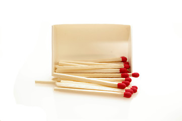 Image showing Matches isolated on white background