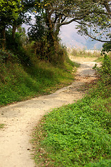 Image showing Hiking path