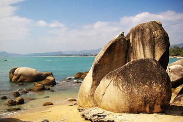 Image showing Beach in Sanya, Hainan, China.