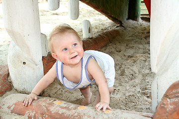 Image showing Auf dem Spielplatz