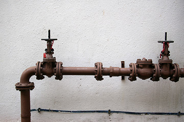 Image showing Water pipes 