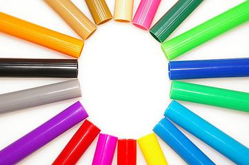 Image showing Colorful pencils