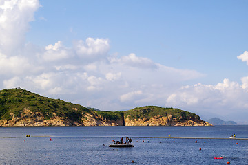 Image showing Sea crack in Cheung Chau, Hong Kong.