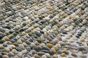 Image showing Pebbles stone background