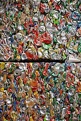 Image showing Recycling cans