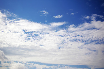 Image showing Blue sky background