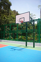 Image showing Basketball hoop