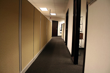 Image showing Office Hallway