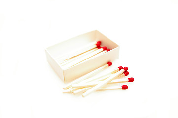 Image showing Matches isolated on white background