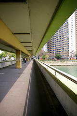 Image showing Footbridge at day