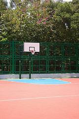 Image showing Basketball court