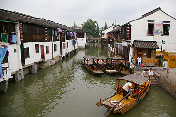 Image showing Water village in China