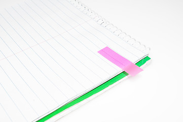 Image showing Notebook isolated on white background