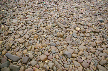 Image showing Pebbles stone background