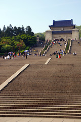 Image showing Sun Yat-sen Mausoleum in Nanjing, China.