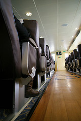 Image showing Interior of ship to Macau