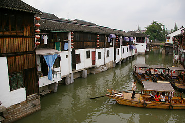 Image showing Water village in China