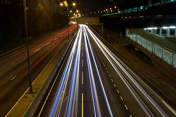 Image showing City night traffic