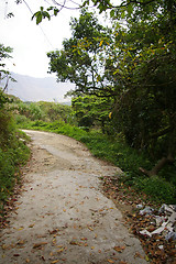 Image showing Hiking path