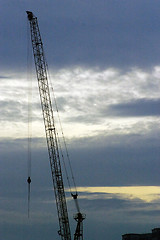 Image showing Construction cranes