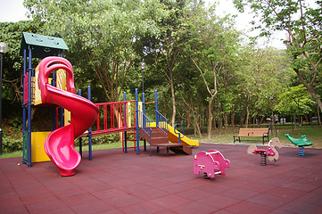 Image showing Colorful playground