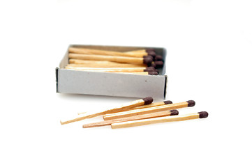 Image showing Matches isolated on white background