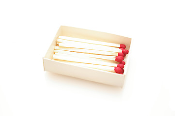 Image showing Matches isolated on white background