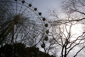 Image showing Ferris wheel against sky