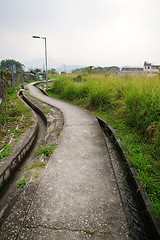 Image showing Hiking path