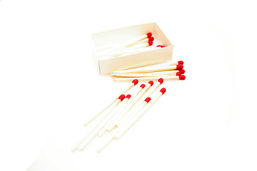 Image showing Matches isolated on white background