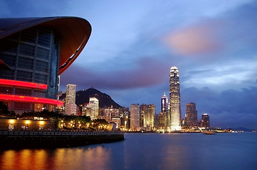 Image showing Hong Kong night view