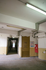Image showing Interior of a public housing estate in Hong Kong