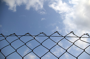 Image showing Net under blue sky
