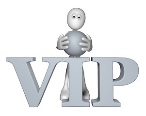 Image showing guy and the word vip