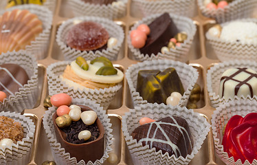 Image showing Box with Chocolates Candy