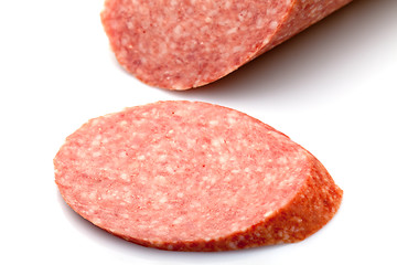 Image showing Piece of Salami