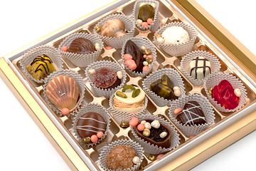 Image showing Box with Chocolates Candy