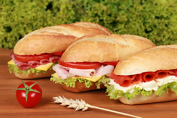 Image showing Sandwiches