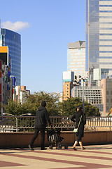 Image showing Family in the city