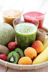 Image showing fruity shake