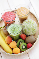 Image showing fruity shake