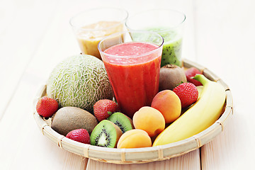 Image showing fruity shake