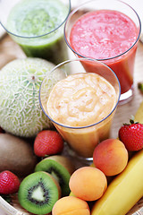 Image showing fruity shake