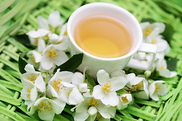 Image showing jasmin tea