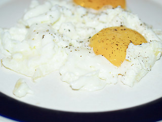 Image showing Fried egg