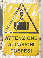 Image showing A sign